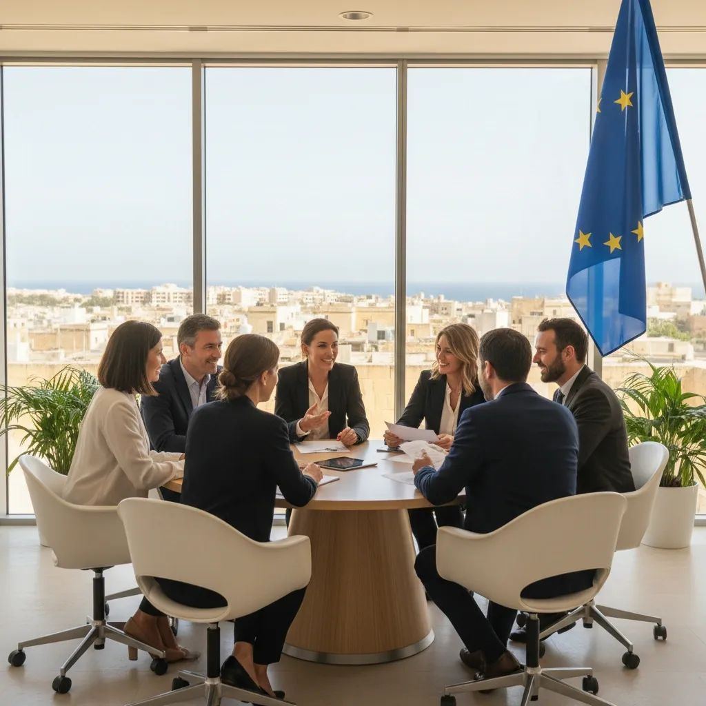 Diverse group of professionals collaborating in modern office environment representing workplace inclusion