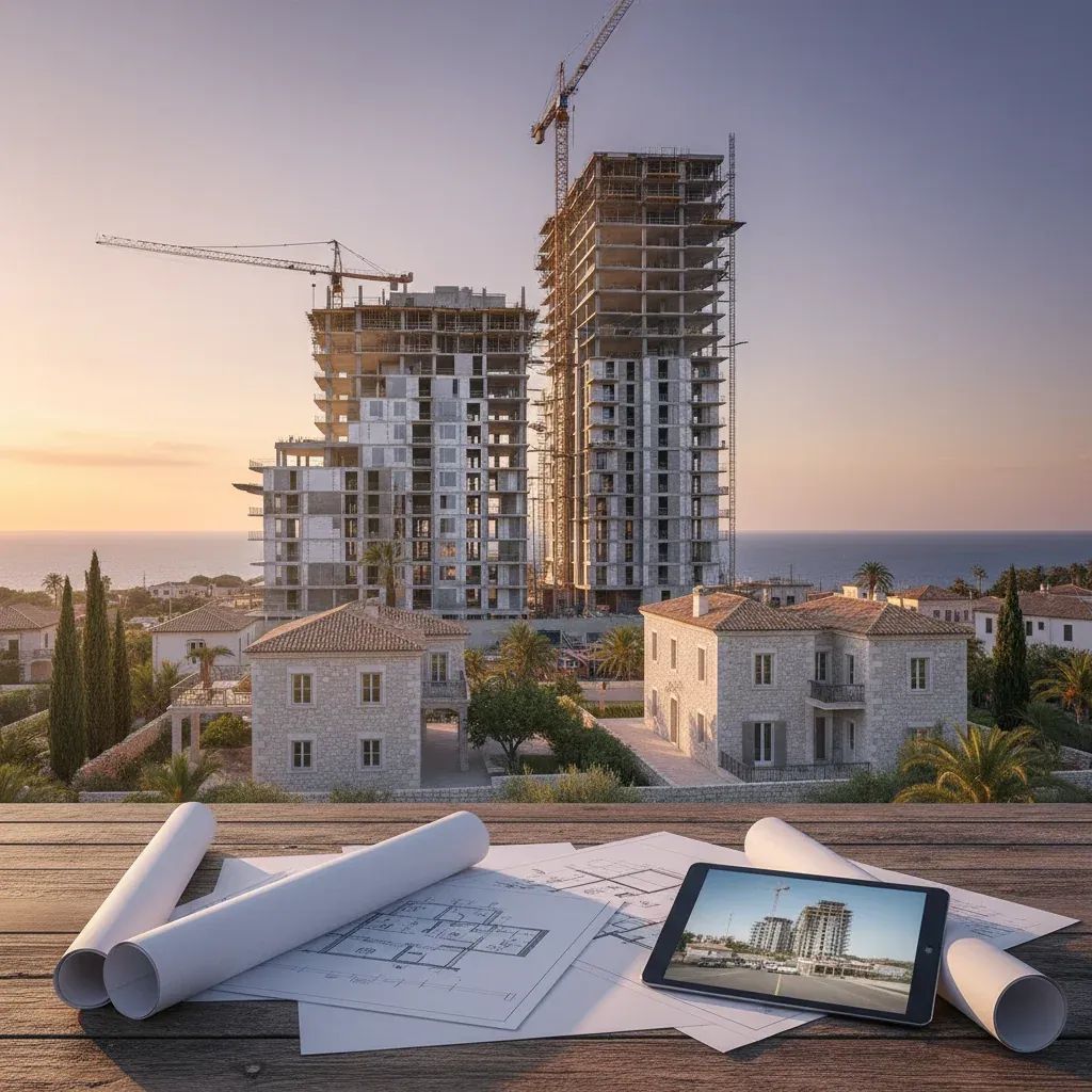 Modern five-storey apartment building approved in Balzan, with traditional village architecture visible in background