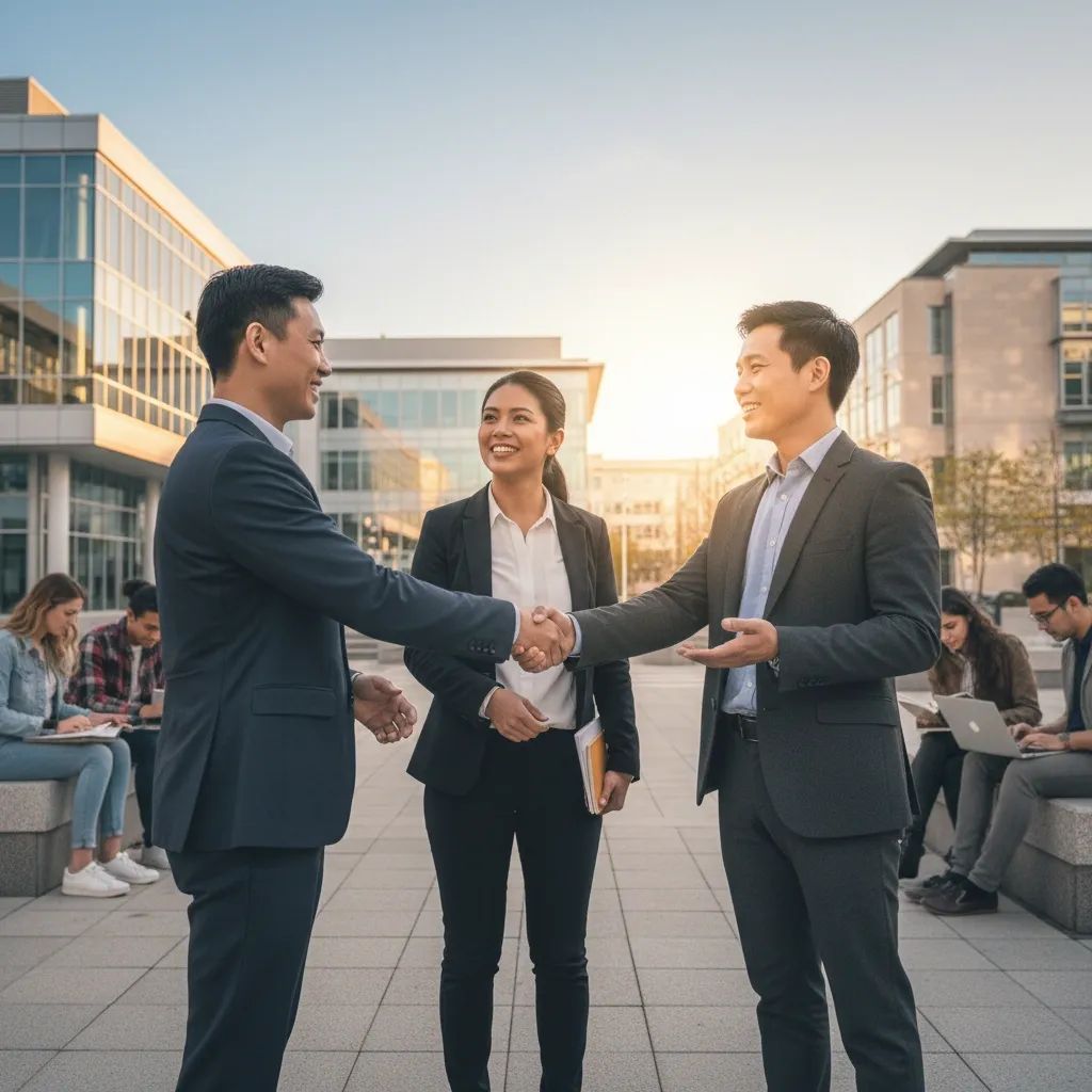 University academics in discussion at Malta campus after pay agreement concluded